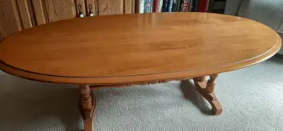 Solid Wood Oval Coffee Table, View more