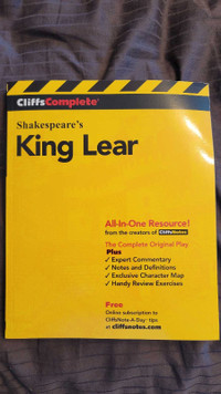 Shakespeare's King Lear Cliff Notes