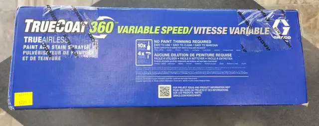 Graco TrueCoat 360 Variable Speed Spray Paint Gun *Brand New*63234962552193124
