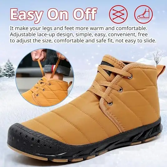 Mens Winter Snow Boots Mens Snow Boots Fur Lined Warm Ankle Boot62863262203394124