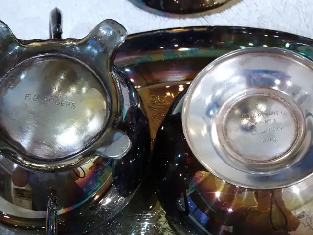 Vintage Silver Plate Coffee Set for your Home Décor OR for ... ! in Kitchen & Dining Wares in Oshawa / Durham Region - Image 5