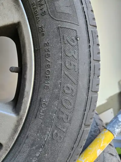 235 60R 18 good tires with rims . came our from Audi Q5. trying to clear my garage . quick sale . 40...