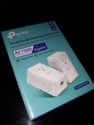 tp link passthrough powerline network extender, View more