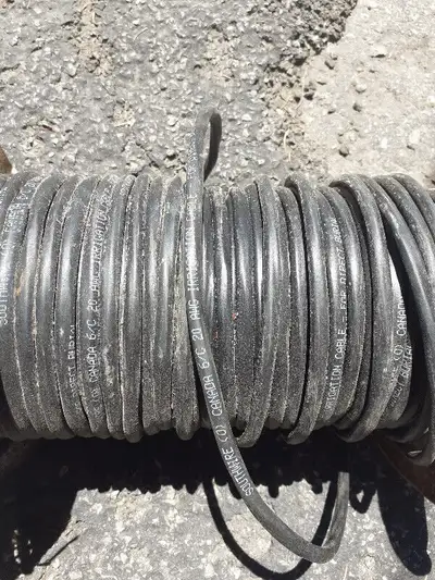 20 AWG 6/C cable for direct burial Partial spool -as seen in the photographs with this posting