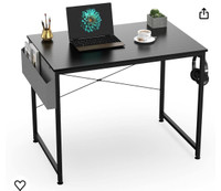31.5 inch Computer Desk with Non-Woven Storage Bag, Office Work 