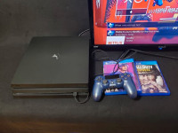 Playstation 4 Pro with 2 Games & 1 Controller! $250 Firm Price.