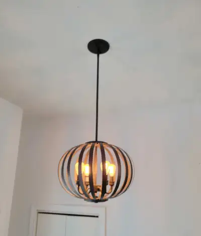Luminaire suspendu moderne / modern ceiling light fixture, View more
