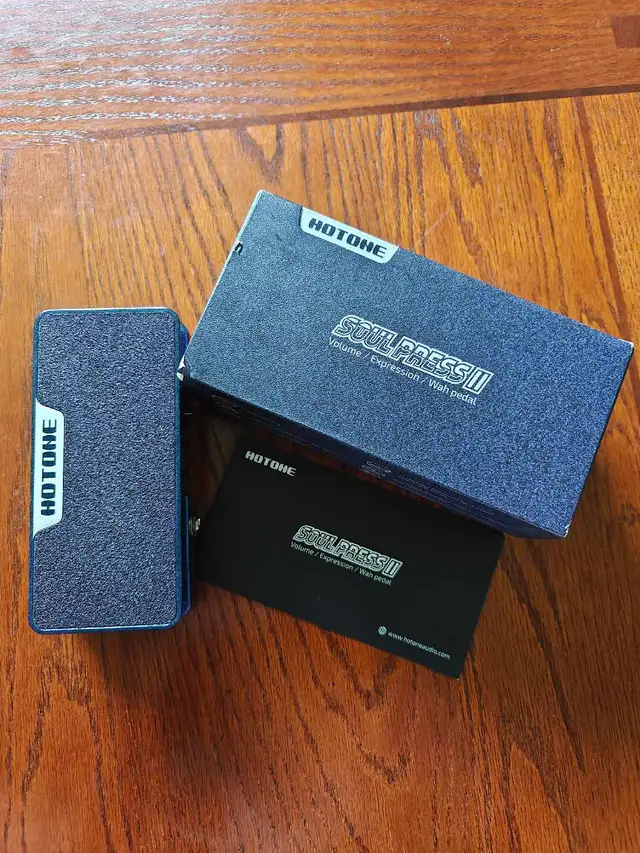 Hotone Soul Press II Volume Expression Wah Pedal in Amps & Pedals in St. Catharines - Image 5