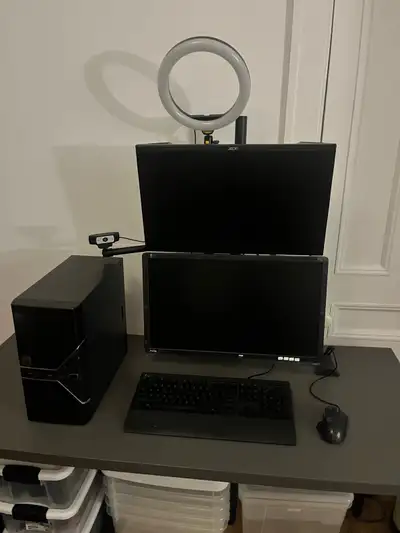 Setup Gaming Complet - Dual Monitor - GTX 1070 Ti, View more