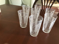 Antique Victorian crystal  glasses in perfect condition 