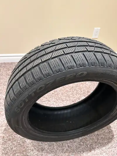 Brand name pirelli sottozero winter tires for sale. Decent tread depth, works great. I’m not using m...