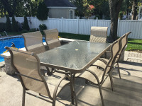 Table & chaises de patio (jardin marque Estiva de grande qualité