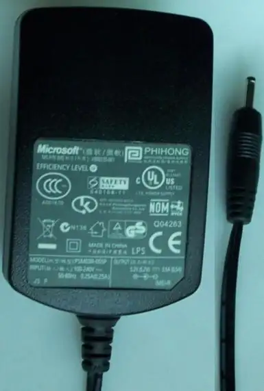 MICROSOFT PSM03R-055P AC Adapter 5.2 VDC 0.5A X809335-001 POWER SUPPLY Wallmount Travel for XBOX Gam...