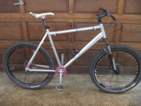 Brodie Custom hardtail single speed mountain bike