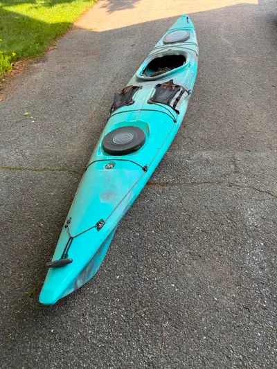 Purchased 3 years ago brand new, used twice, great condition. Colour: Breeze Blue. Folding seat.