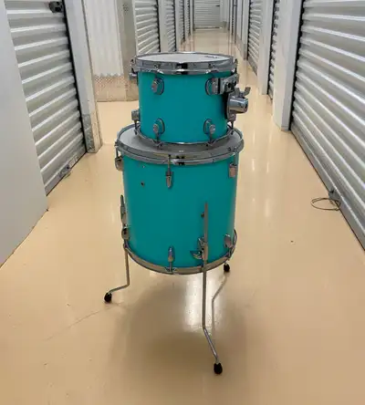 Yamaha Stage Custom 14" FT + 12" TT Tom Drums with Acoustic To E, View more