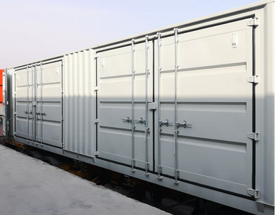 Condition: New product 40FT High Cube 2 doors Container. 40FT, Two Side Open Door, one end door, loc...