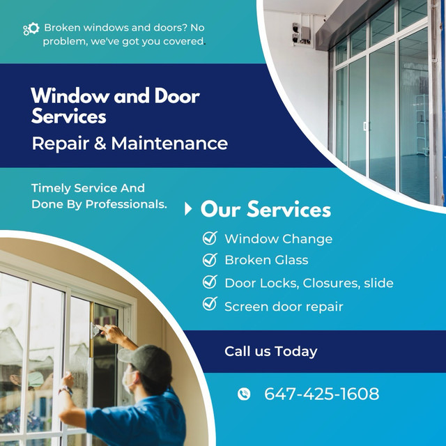 Glazing services  in Windows & Doors in Mississauga / Peel Region