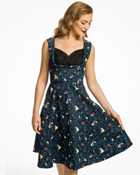 pinup dresses sz L/XL circle swing & more in ad blame betty