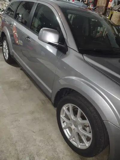 2015 Dodge Journey, has rebuilt status, professional repair, runs,looks new, V6 auto black leather r...