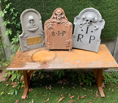 Halloween  gravestone lot, View more
