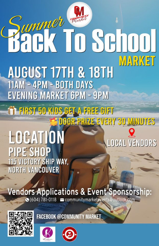 Summer Market-Back to school in Events in North Shore