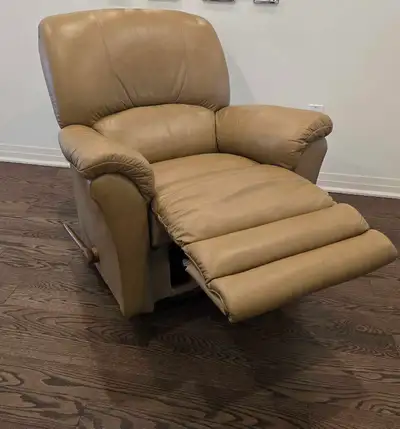 LaZBoy Genuine Leather Recliner , View more