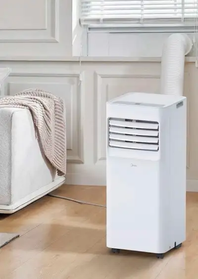 Used only for one month. Works perfectly. I want to sell it because my new apartment has AC.