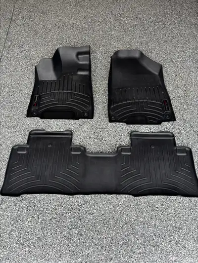 WeatherTech all season floor mats for Acura MDX 2017-2020. Top quality mats offering full coverage p...