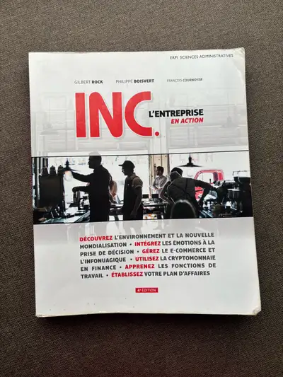 Inc. L’entreprise en action 4e Édition - Gilbert Rock et al., View more