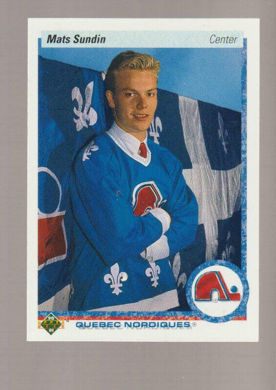 Four Maple Leafs HOF Captain Mats Sundin Rookie Cards for sale in Arts & Collectibles in St. Catharines - Image 2