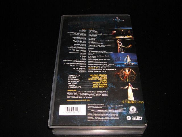 Notre Dame de Paris (1999) - cassette VHS dans CD, DVD et Blu-ray  à Ville de Montréal - Image 2