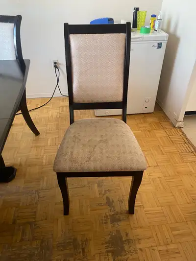 FOUR (4) DINING CHAIRS, View more