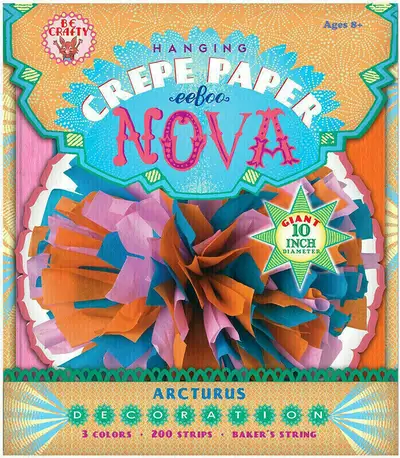 Hanging Crepe Paper Nova - Craft Kit by Eboo (new), View more