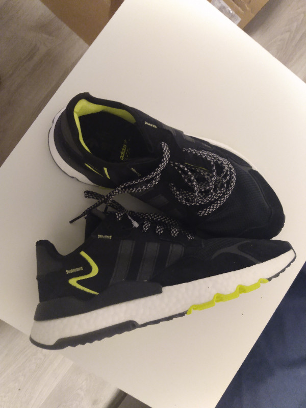 Adidas Nite Jogger 'Black Solar Yellow' EG7409 in Men's Shoes in Calgary - Image 2