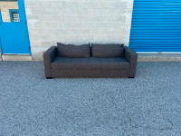 FREE DELIVERY• GREY MODERN LARGE COUCH / SOFA / LOVE SEAT