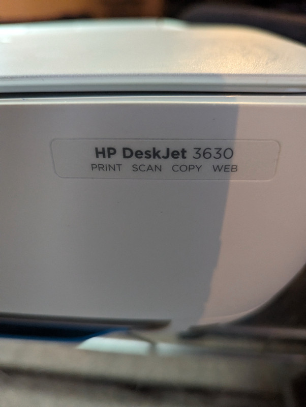 Imprimante HP Deskjet 3630 in Printers, Scanners & Fax in Gatineau - Image 4