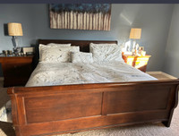 Solid wood King Bedroom set  *NEW PRICE*