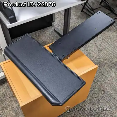 Black Office Adjustable Under Desk Keyboard Tray, View more
