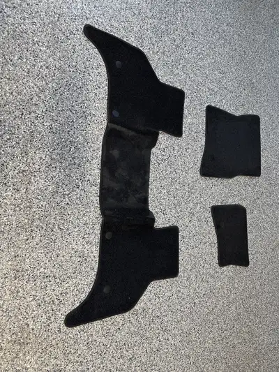 New, never used, black floor mats for Land Rover Defender