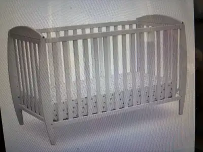 Crib and mattress purchased new in 2022 and used a couple of weeks each summer, Crib; Delta Children...