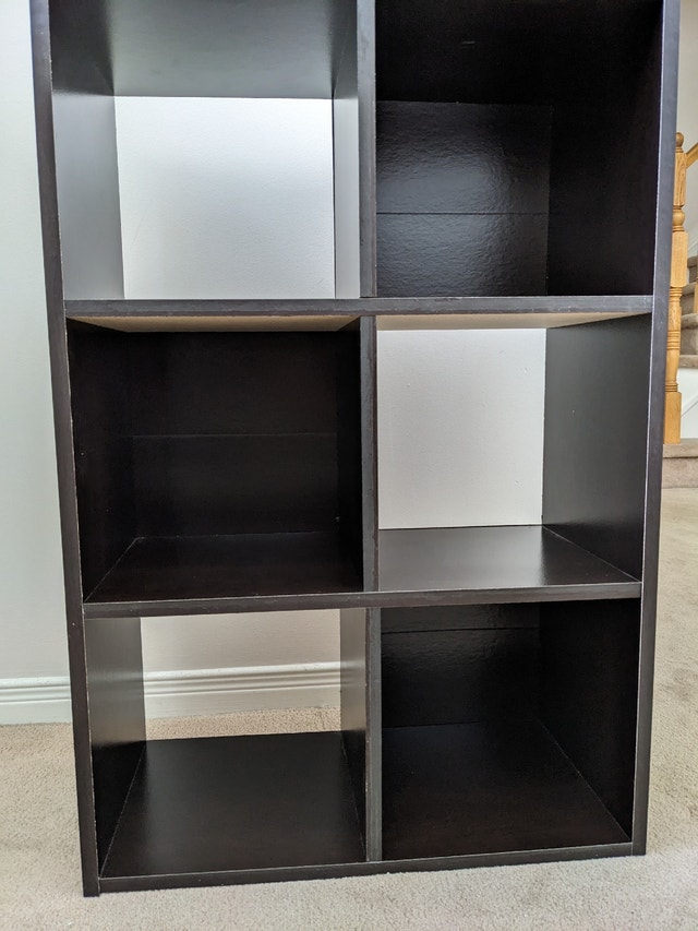 3x2 Dark Brown Cube Shelves Bookcases & Shelving Units Ottawa Kijiji