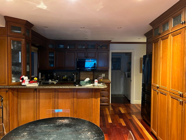 Kitchen Cabinet Set - Cherry Wood $1,200 - SOLD !!! in Cabinets & Countertops in Calgary