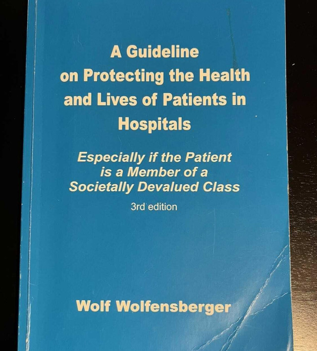 A guideline on protecting the health and lives of patients book in Textbooks in Sarnia