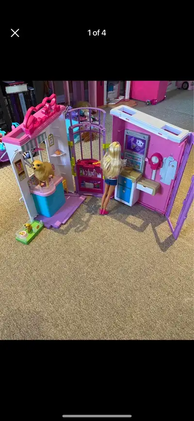 Barbie Pet Center with accessories , View more