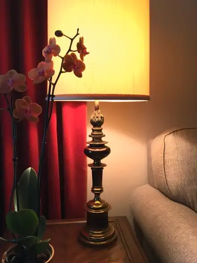 These vintage table lamps were originally purchased in the 1970's from Eaton's Department Store and...
