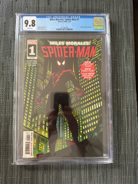 Miles Morales: Spiderman # 1.   CGC 9.8 !