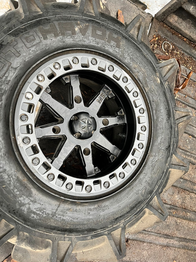 31” MOTOHAVOCS on true beadlock rims  in Tires & Rims in Owen Sound