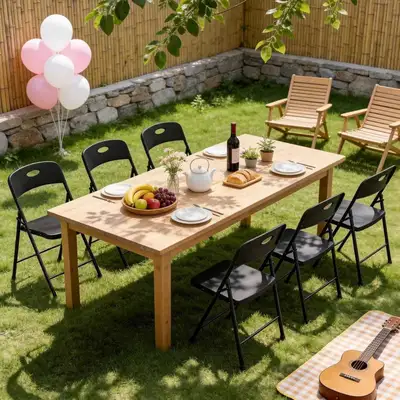 Black Folding Chairs, View more