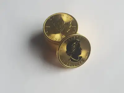 RCM Royal Canadian Mint Canada 1 oz 9999 Pure  Gold Maple Leaf, View more